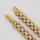Pulso Correa 12.05g / 19cm / 6.31mm Tres Oros 18K