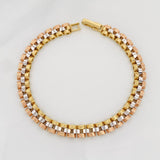 Pulso Correa 12.05g / 19cm / 6.31mm Tres Oros 18K