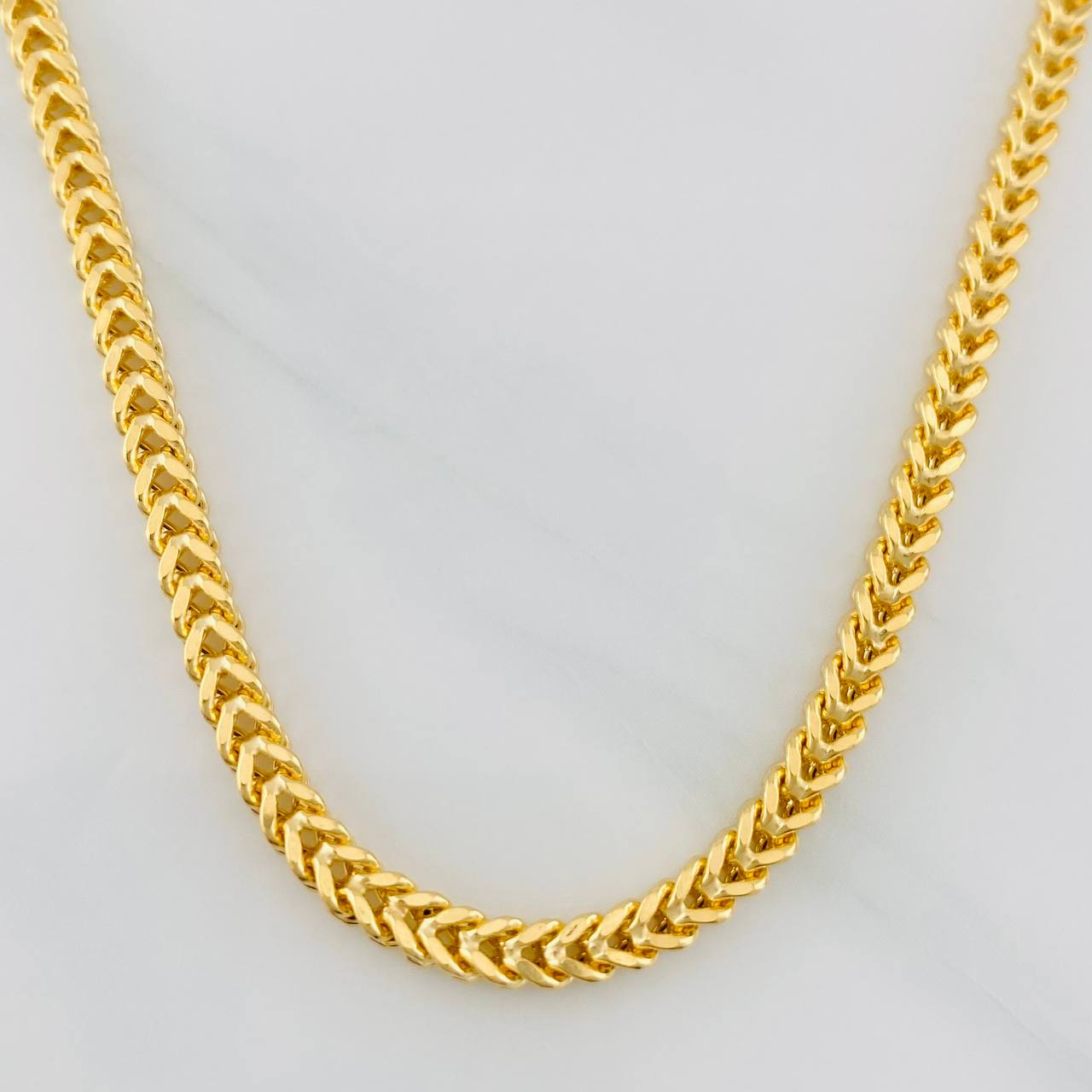 Cadena Franco 15.9g / 55cm / 3.74mm Oro Amarillo 18K