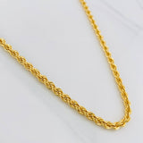 Cadena Lazo 14.8g / 60cm / 4.2mm Oro Amarillo 18K