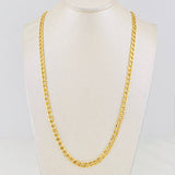 Cadena Cubana 8.2g / 60cm / 3.24mm Oro Amarillo 18K