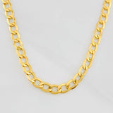 Cadena Cubana 8.85g / 60cm / 4.28mm Oro Amarillo 18K