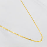 Cadena Escalera Seguida 2.45g / 45cm / 1.57mm Oro Amarillo 18K