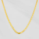 Cadena Escalera Plana 2.45g / 45cm / 1.61mm Oro Amarillo 18K