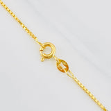 Cadena Veneciana 3.3g / 45cm / 0.97mm Oro Amarillo 18K