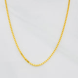 Cadena Veneciana 3.3g / 45cm / 0.97mm Oro Amarillo 18K