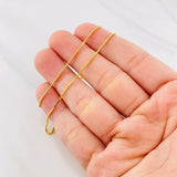 Cadena Veneciana 3.3g / 45cm / 0.97mm Oro Amarillo 18K