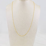 Cadena Mini Militar 2g / 45cm / 1mm Oro Amarillo 18K