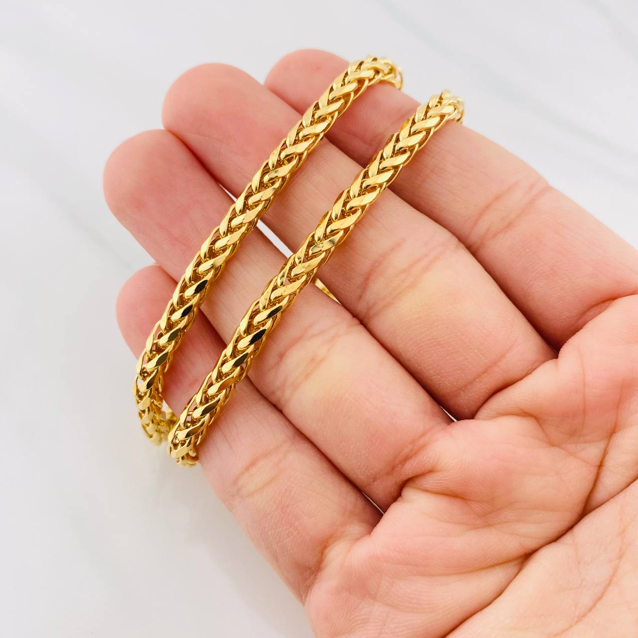 Cadena Franco 15.9g / 55cm / 3.74mm Oro Amarillo 18K