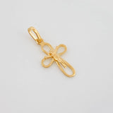 Dije Cruz Cristo 0.65 g / 2.3 cm Oro Amarillo 18K