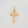 Dije Cruz Cristo 0.7 g / 2 cm Oro Amarillo 18K