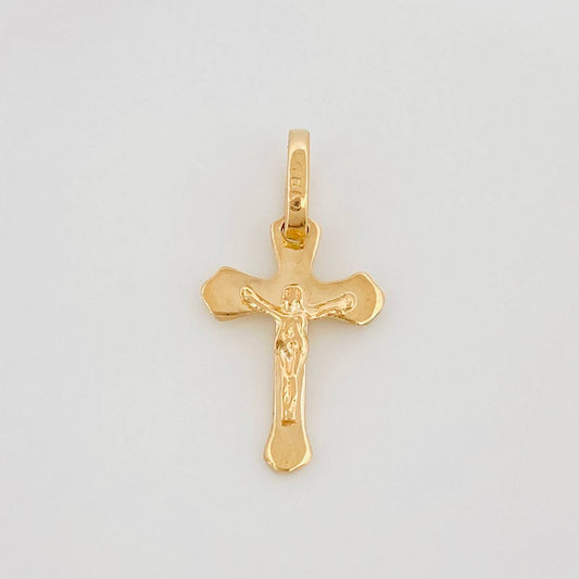 Dije Cruz Cristo 0.7 g / 2 cm Oro Amarillo 18K