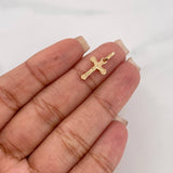 Dije Cruz Cristo 0.7 g / 2 cm Oro Amarillo 18K