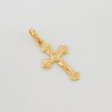 Dije Cruz Cristo Ortodoxa 0.7 g / 2.5 cm Oro Amarillo 18K