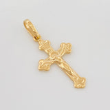 Dije Cruz Cristo Ortodoxa 0.7 g / 2.5 cm Oro Amarillo 18K