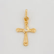 Dije Cruz 0.85 g / 1.5 cm Oro Amarillo 18K
