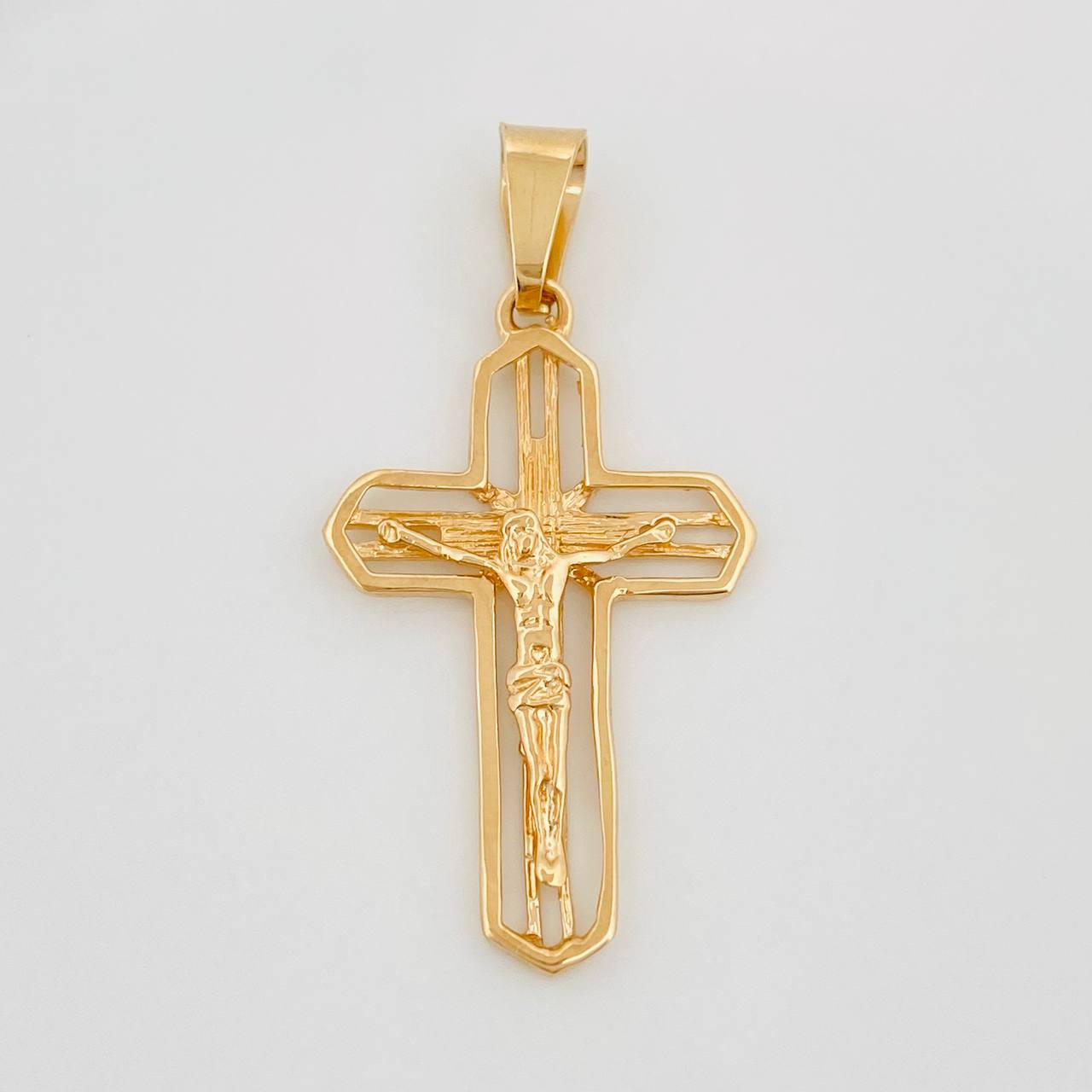 Dije Cruz 2.15 g / 3.5 cm Oro Amarillo 18K
