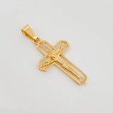 Dije Cruz 2.15 g / 3.5 cm Oro Amarillo 18K