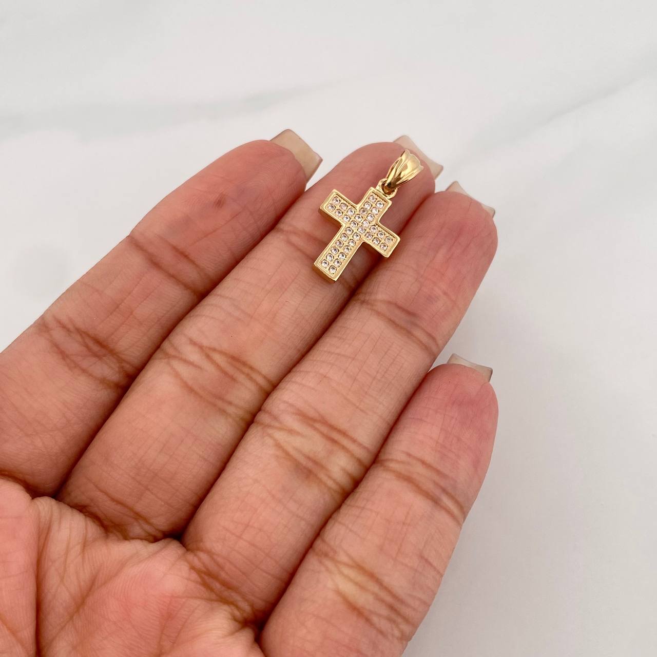 Dije Cruz 1.5 g / 2.3 cm Oro Amarillo 18K
