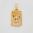 Dije Medalla Cruz 3.15 g / 3 cm Oro Amarillo 18K