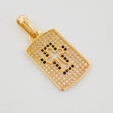 Dije Medalla Cruz 3.15 g / 3 cm Oro Amarillo 18K
