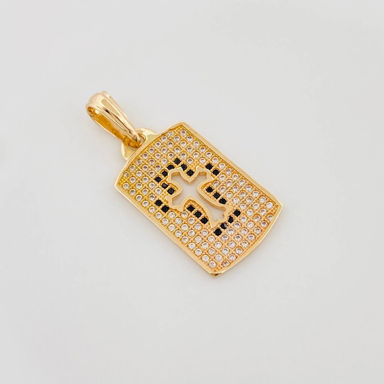 Dije Medalla Cruz 3.15 g / 3 cm Oro Amarillo 18K