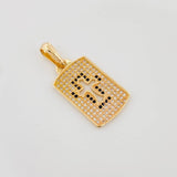 Dije Medalla Cruz 3.15 g / 3 cm Oro Amarillo 18K