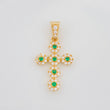 Dije Cruz Tupida 1.8 g / 2.5 cm Oro Amarillo 18K