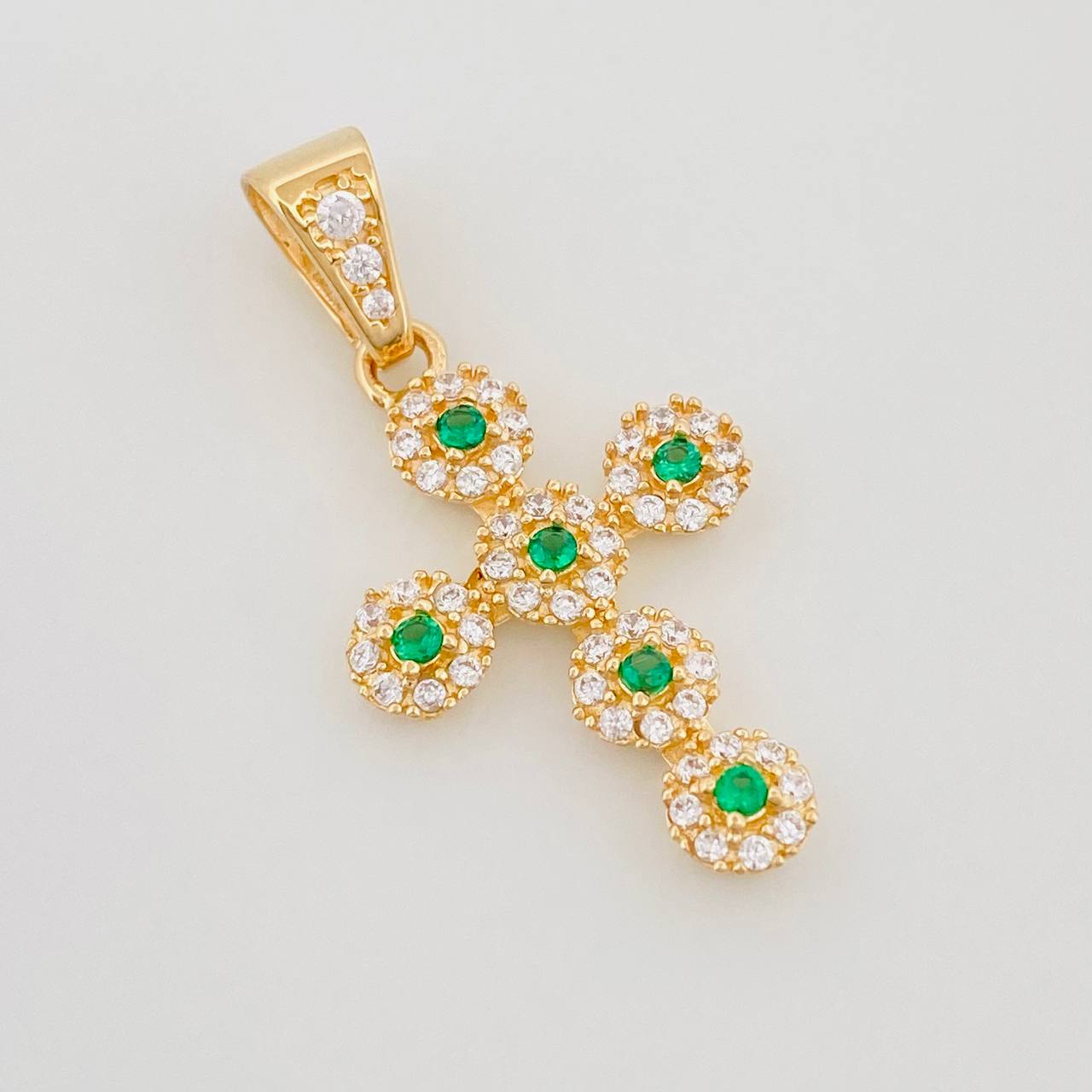 Dije Cruz Tupida 1.8 g / 2.5 cm Oro Amarillo 18K