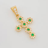 Dije Cruz Tupida 1.8 g / 2.5 cm Oro Amarillo 18K