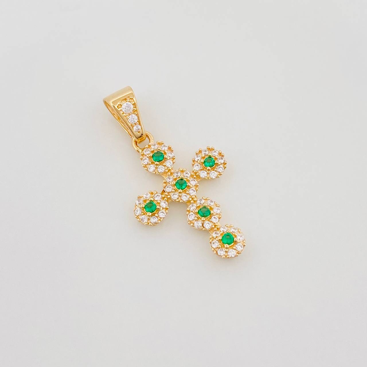 Dije Cruz Tupida 1.8 g / 2.5 cm Oro Amarillo 18K