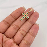 Dije Cruz Tupida 1.8 g / 2.5 cm Oro Amarillo 18K