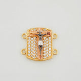 Herraje Cristo 2.35 g / 1.5 cm Tres Oros 18K