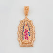 Dije Virgen Guadalupe 4.2 g / 3.8 cm Oro Rosa 18K