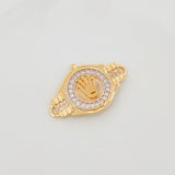 Herraje Correa Corona 3.35 g / 1.8 cm Oro Amarillo 18K