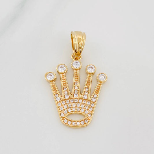 Dije Corona 3.55 g / 3 cm Oro Amarillo 18K
