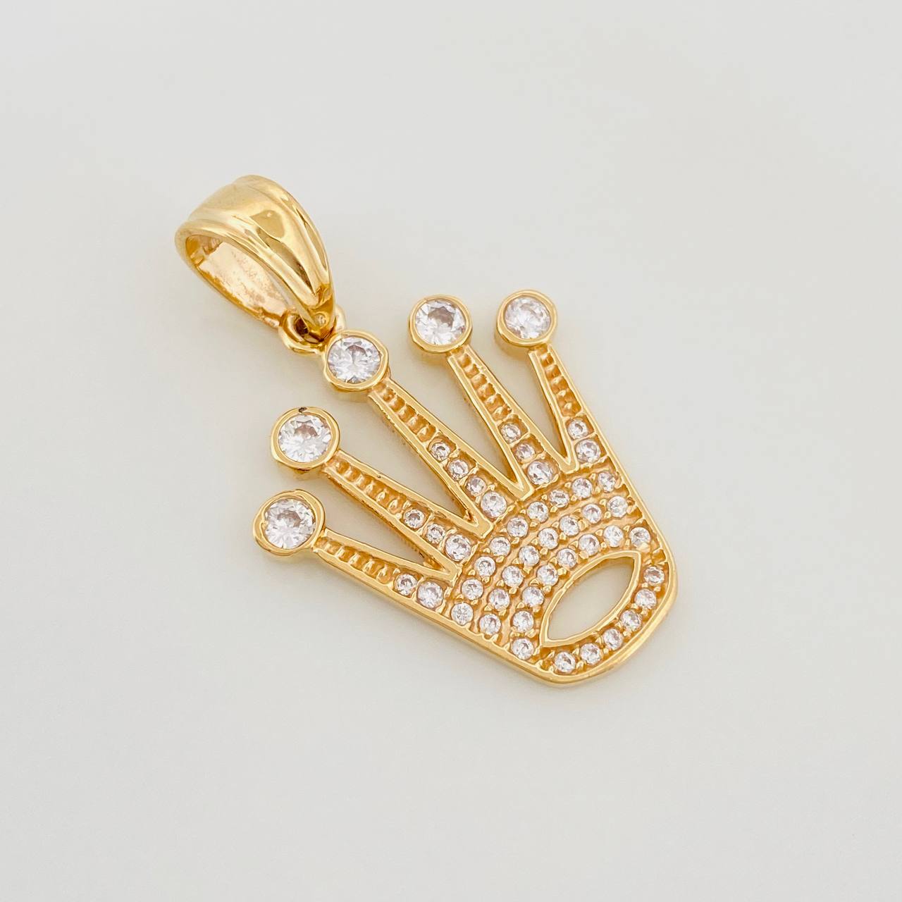 Dije Corona 3.55 g / 3 cm Oro Amarillo 18K
