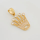 Dije Corona 3.55 g / 3 cm Oro Amarillo 18K