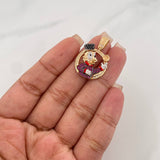 Dije Pato Inspirado 4.55 g / 2.8 cm Dos Oros Amarillo Blanco 18K