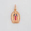Dije Virgen Guadalupe 1.2 g / 2 cm Oro Rosa 18K