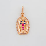 Dije Virgen Guadalupe 1.2 g / 2 cm Oro Rosa 18K