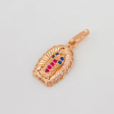 Dije Virgen Guadalupe 1.2 g / 2 cm Oro Rosa 18K
