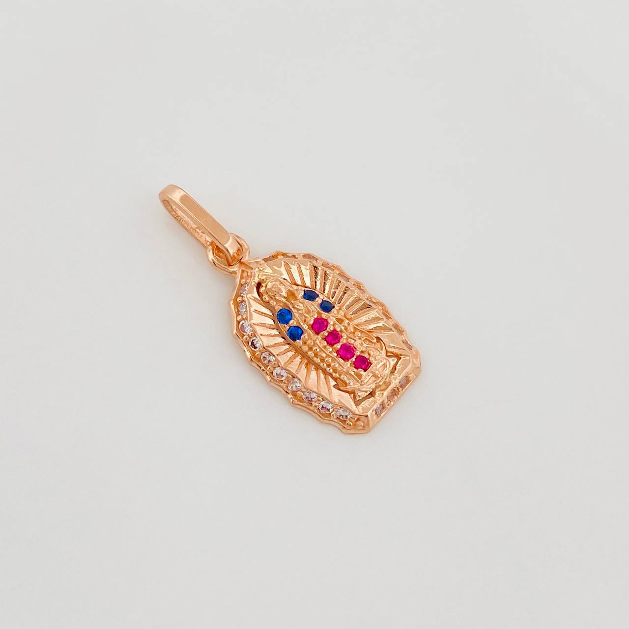 Dije Virgen Guadalupe 1.2 g / 2 cm Oro Rosa 18K