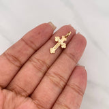 Dije Cruz Cristo Ortodoxa 1 g / 2.5 cm Oro Amarillo 18K