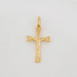 Dije Cruz Cristo Gótica 0.85 g / 2.5 cm Oro Amarillo 18K