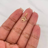 Dije Corona 0.6 g / 1.7 cm Oro Amarillo 18K
