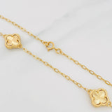 Cadena Aro Seguido Trebol 5.85 g / 50 cm / 1.5 mm Oro Amarillo 18K