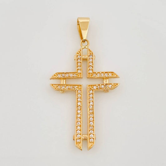 Dije Cruz 3.7 g / 4 cm Oro Amarillo 18K