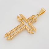 Dije Cruz 3.7 g / 4 cm Oro Amarillo 18K