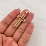 Dije Cruz 3.7 g / 4 cm Oro Amarillo 18K